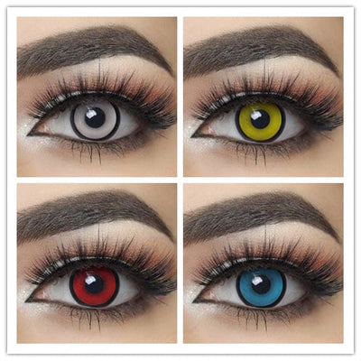 Cartoon Tokyo Ghoul Character Play Mad Hatter Halloween Christmas Costume Party Color Contact Lenses
