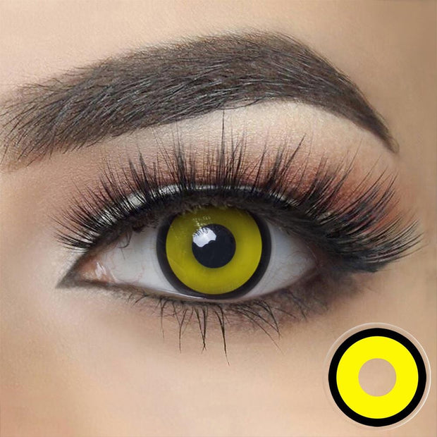 yellow and black contact lenses-FreshGo Eye