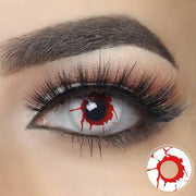 Halloween Blood Splat Contacts Demon Vampire Lenses New Moon Mirage Colored Contact Lenses