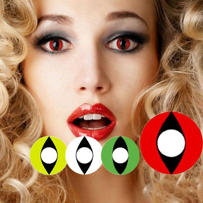 Cosplay Cat's Eye Red Contact Lenses