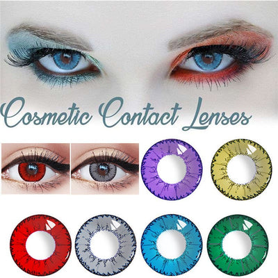 Lentes de contacto de colores del diablo para cosplay de Halloween