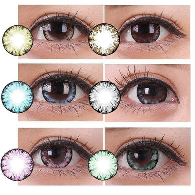 Big Eye Girl Yearly Cycle Color Contact Lens Soft Beautiful Pupil Contact Lenses